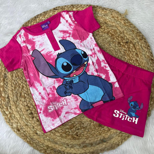 Kids Co-Ord Sets -  pink stitich