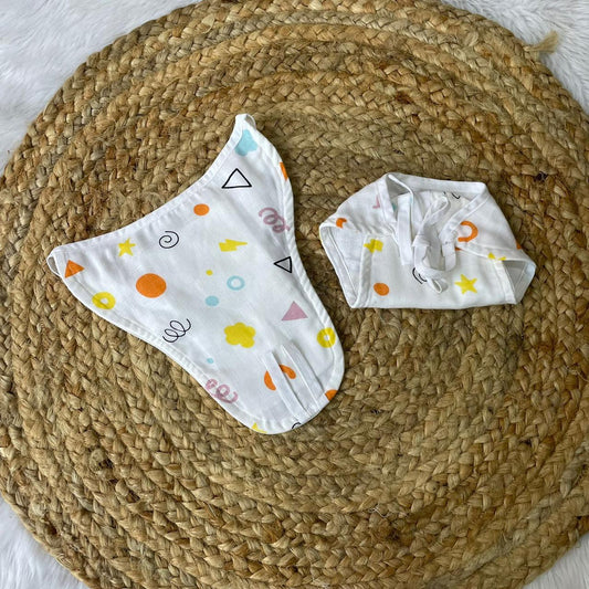 Muslin Baby Nappy - spring
