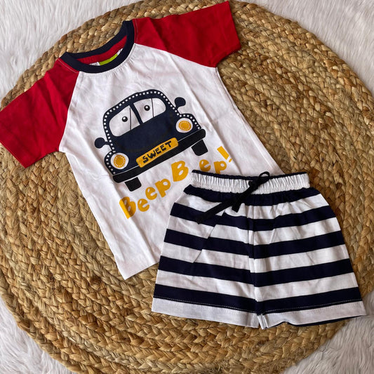 Boys Set - Beep car