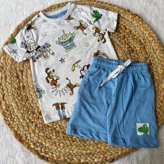 Boys Set - Blue doggy