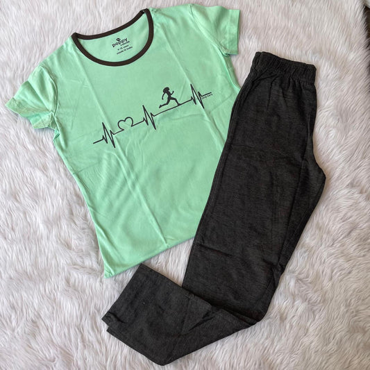 Girls Night Set - green life line