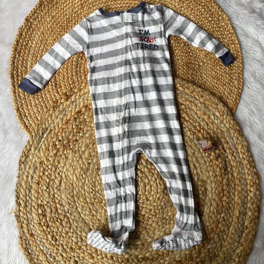 Sleepsuit - Grey Lines