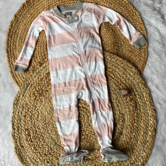 Sleepsuit - pink Line