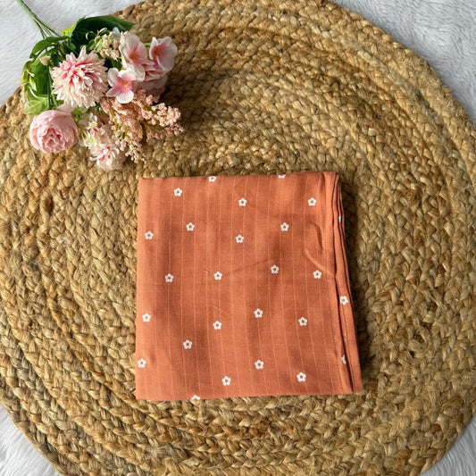 Muslin Adult Bath Towels - Orange