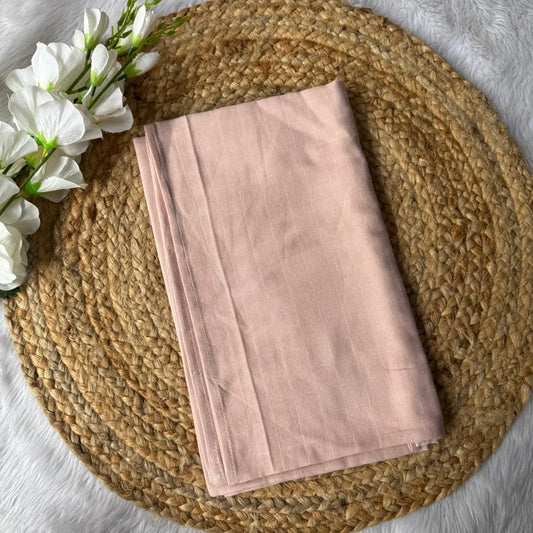 Muslin Adult Bath Towels - Half Pink