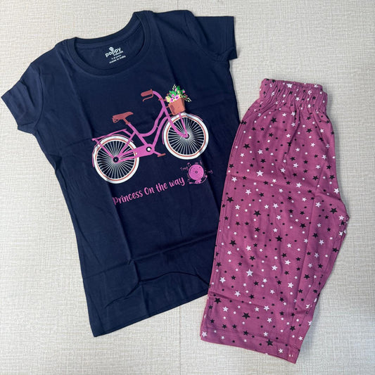 Girls Night Set - Cycle [3/4th pant]