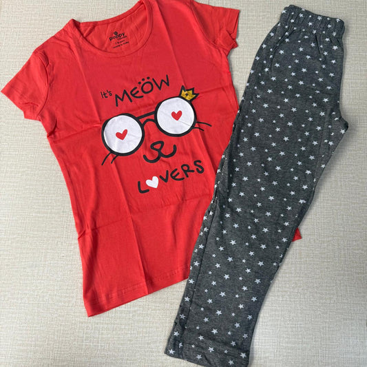 Girls Night Set - Red Meow