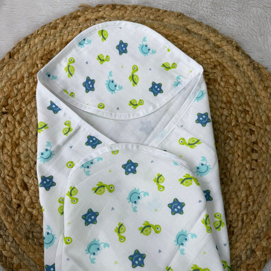Hooded Towel - Crab