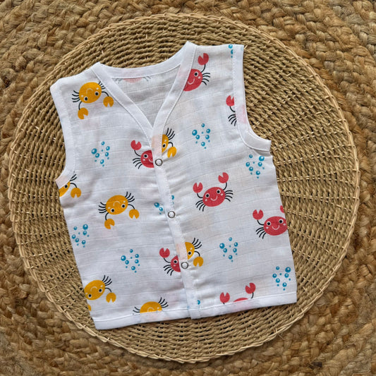 Muslin Baby Jabla -  Crab