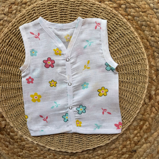 Muslin Baby Jabla -  Flowers