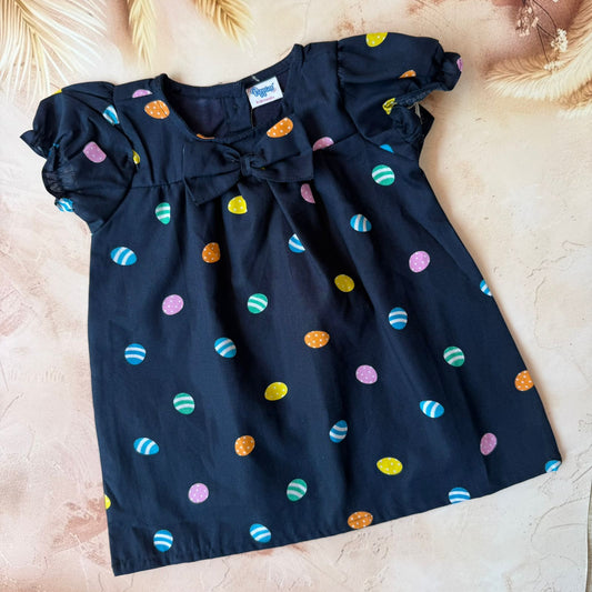 Dots   - Baby Knitted Frocks