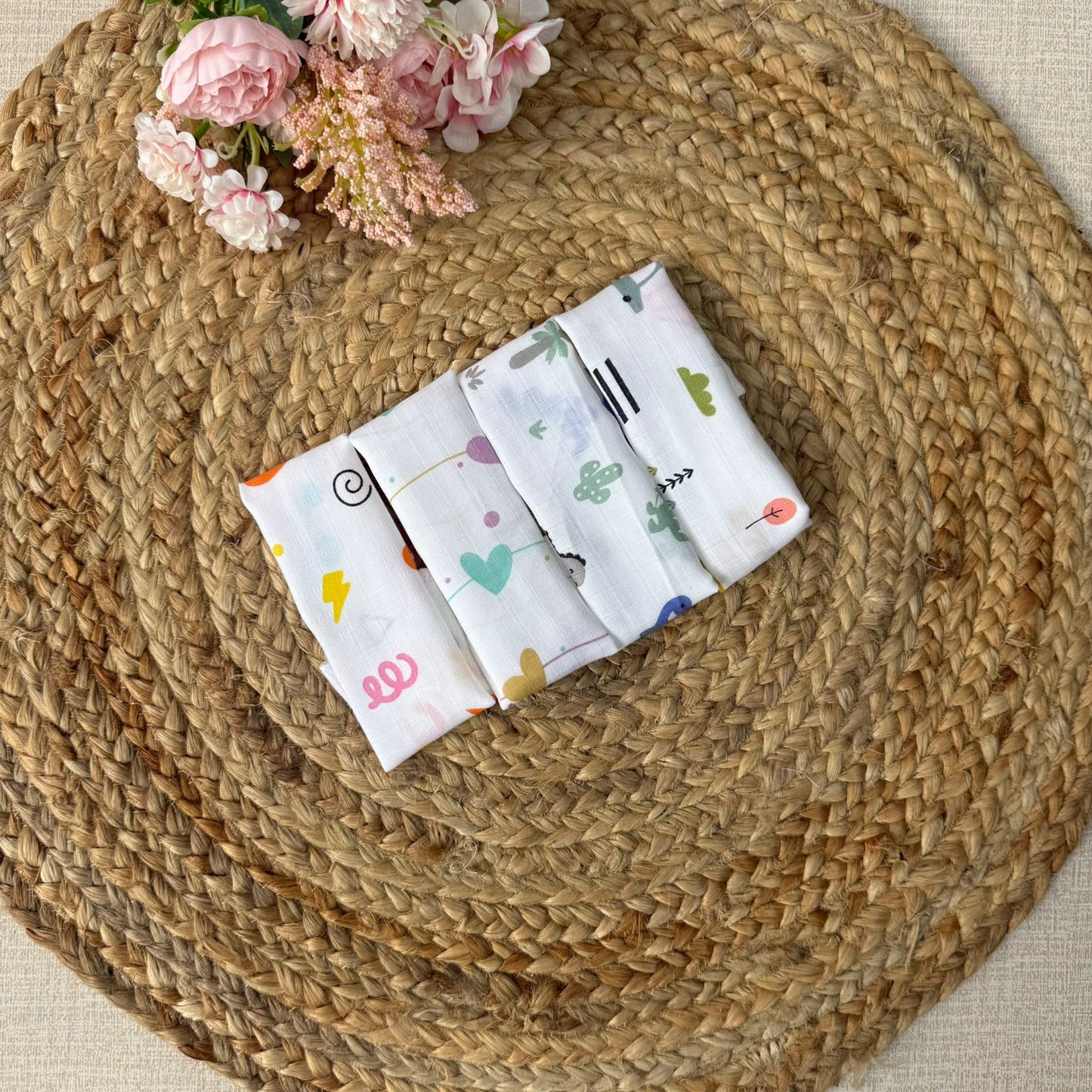 Muslin Wipes Combo 2
