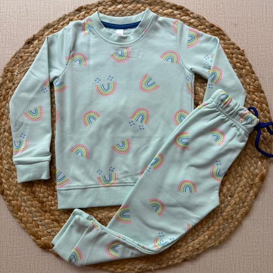 Kids Pant Co-Ord Sets (Full sleeve) - Rainbow