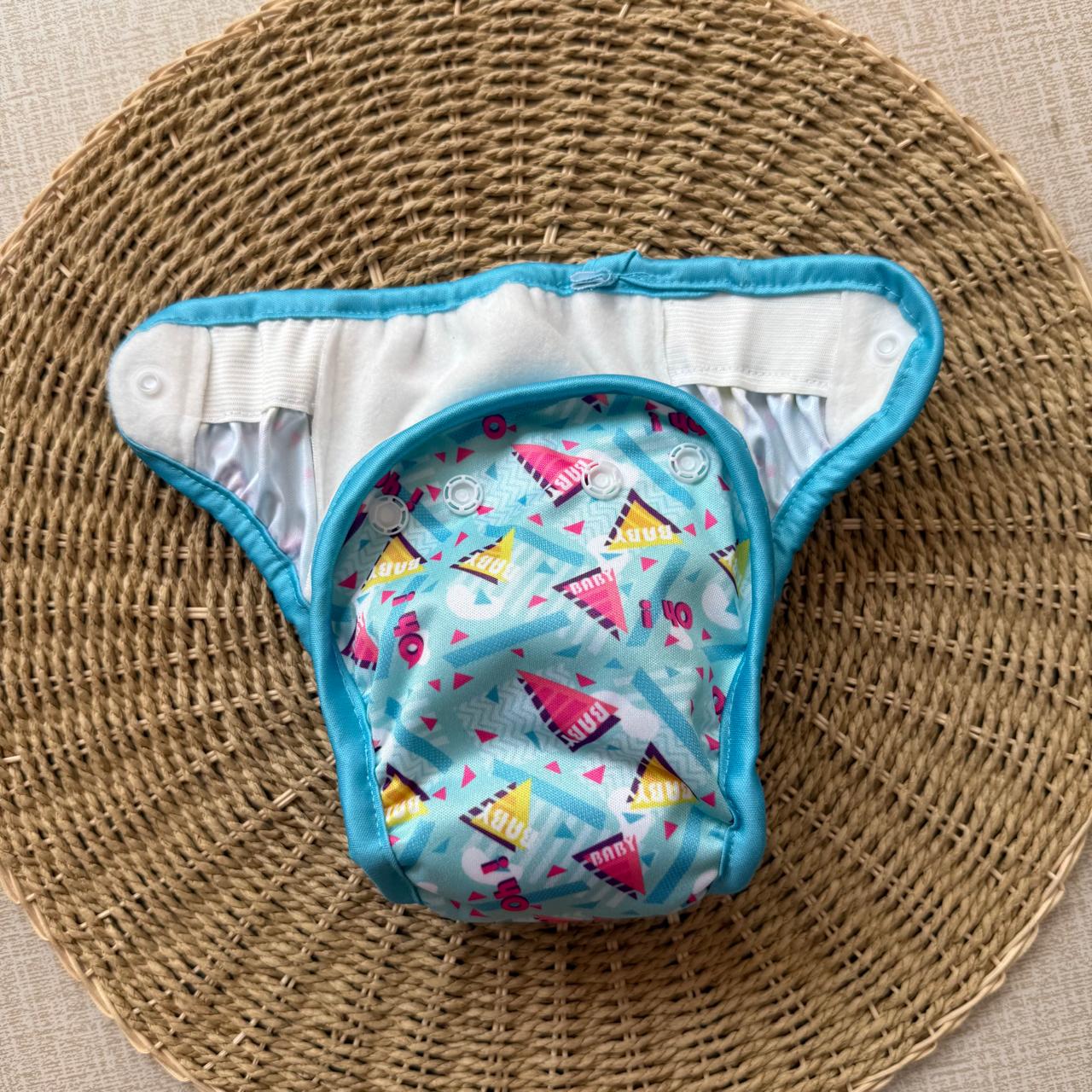 New Born Cloth Diapers - Blue