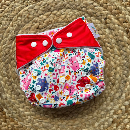 Cloth Diapers - Red