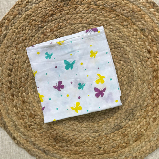 Muslin Swaddle/ Towel - Butterfly