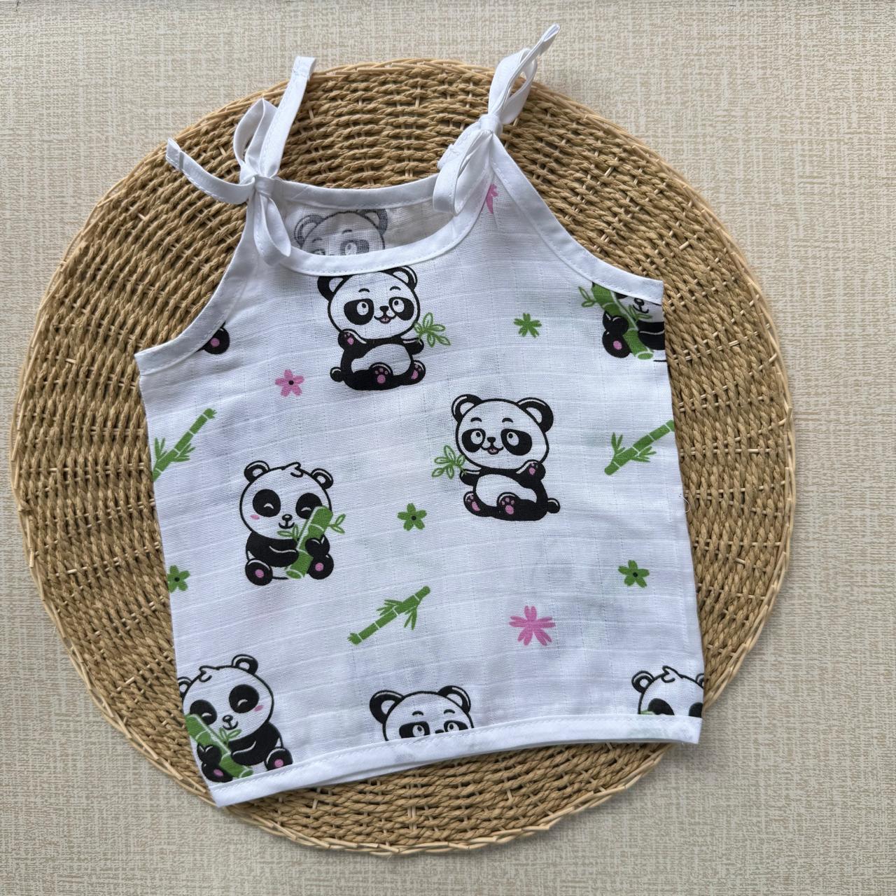 Muslin Baby  Knot Jabla - Panda