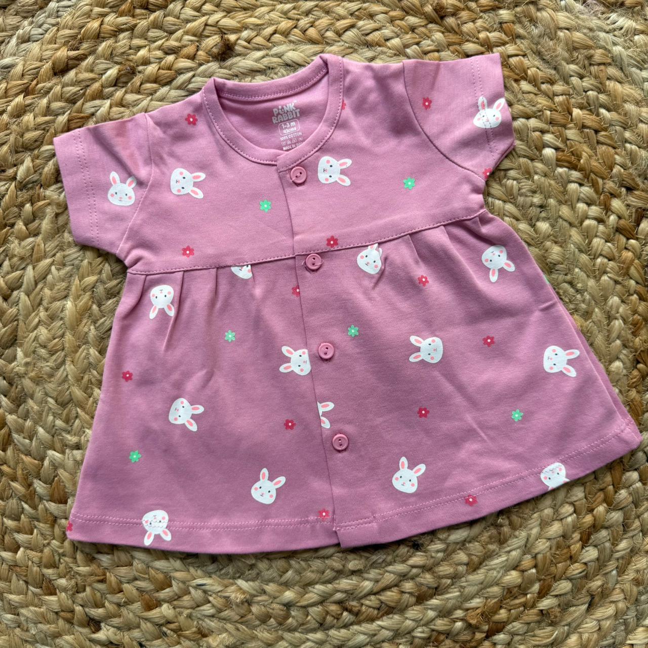 Bunny - Premium Baby Knitted Frocks