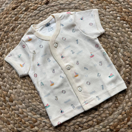 Knitted Baby Jabla with Sleeve - Numbers