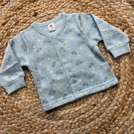 Baby sweater -Grey Solar