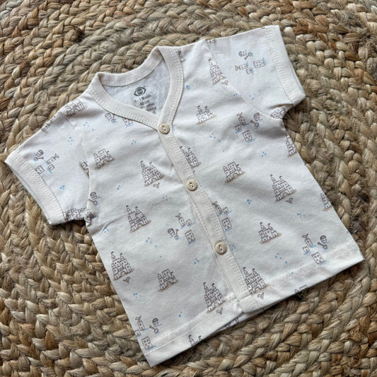 Knitted Baby Jabla with Sleeve - Castle