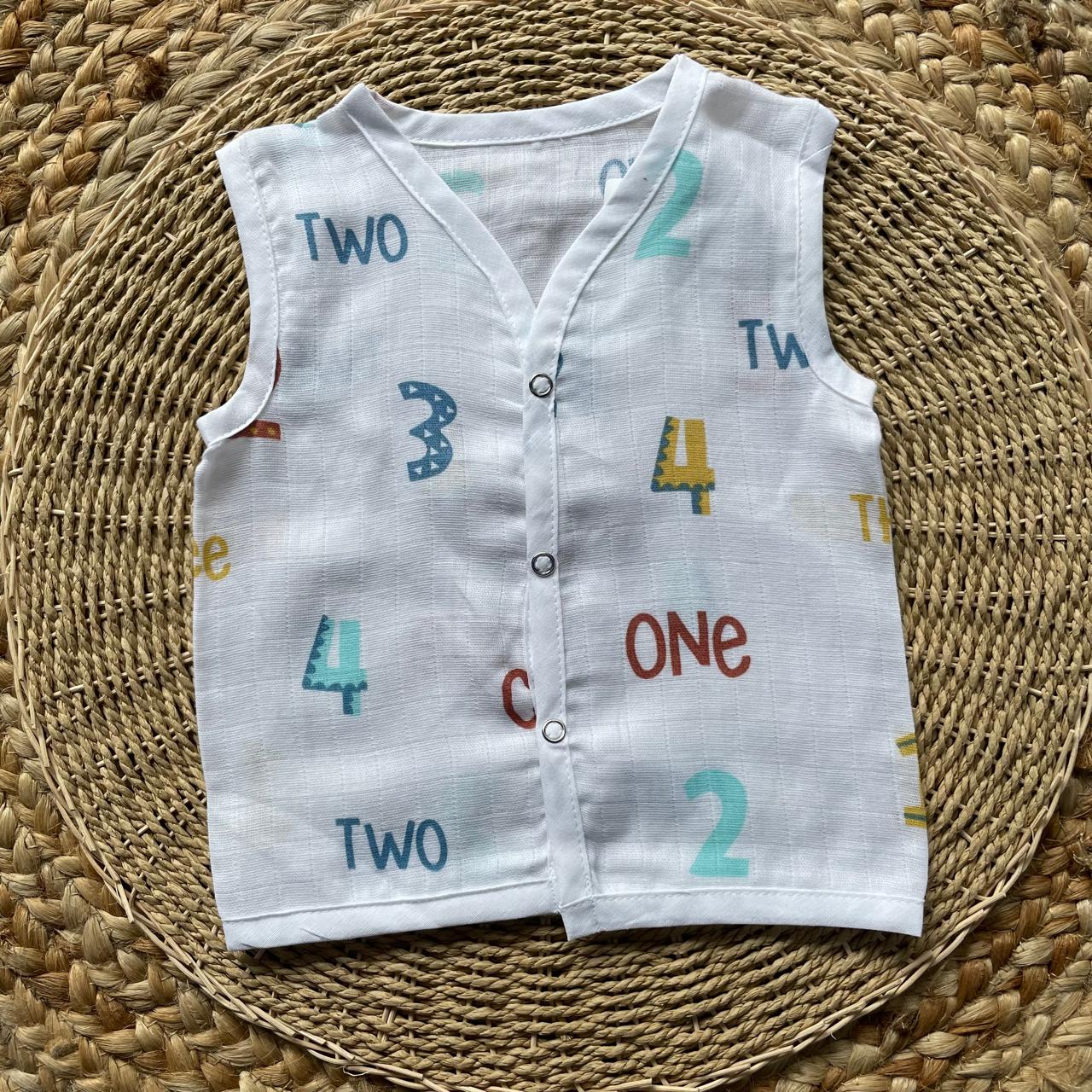 Muslin Baby Jabla -Numbers