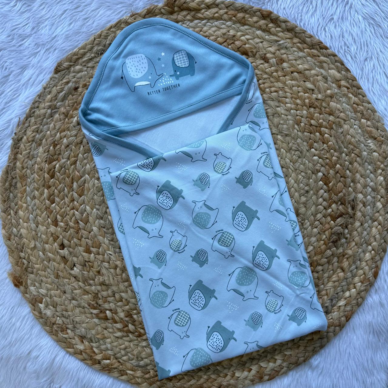 Hooded Towel - Elephant Grey