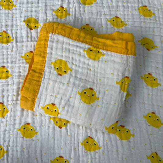 Muslin Blanket 6 Layer - Duck