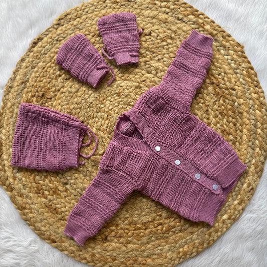 Baby sweater - Purple