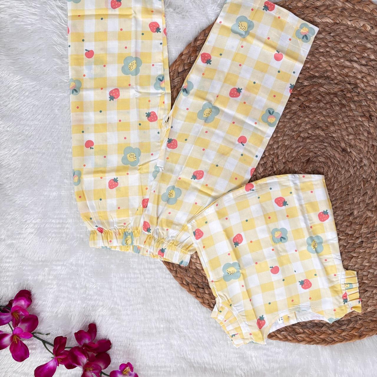 Girls Set - Yellow fruits