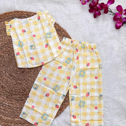 Girls Set - Yellow fruits