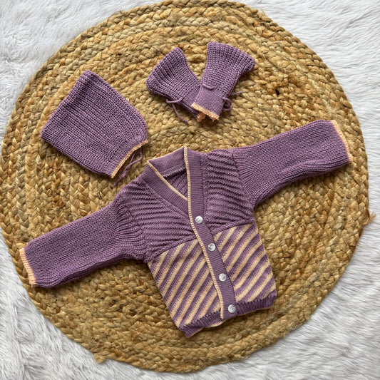 Baby sweater - Lavender