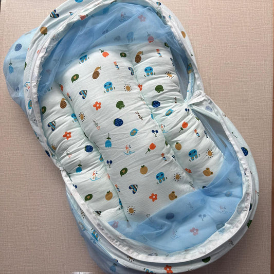 Baby Carry  Net Bed - Blue