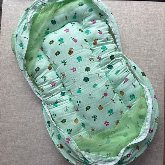 Baby Carry  Net Bed - Green