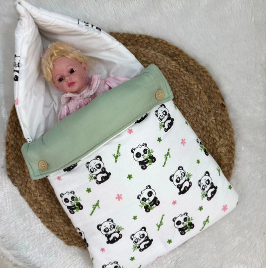 Muslin Baby Carry Bed -  Panda
