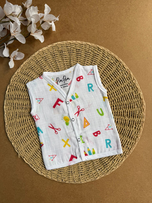 Muslin Baby Jabla -  Geometry