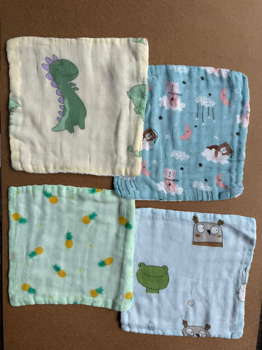 Muslin 6 Layer  Wipes - Combo 3