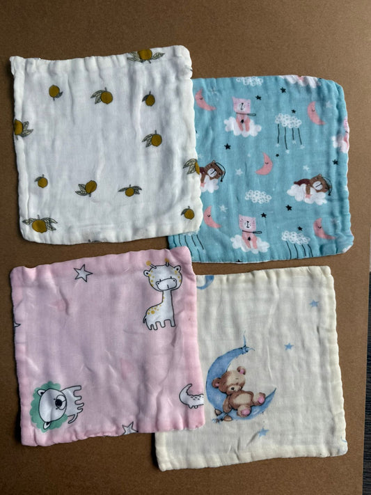 Muslin 6 Layer  Wipes - Combo 1