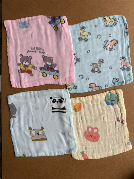 Muslin 6 Layer  Wipes - Combo 2