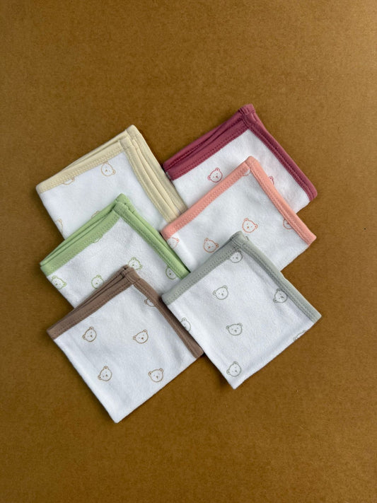 Runnal Terry Wipes - Teddy face