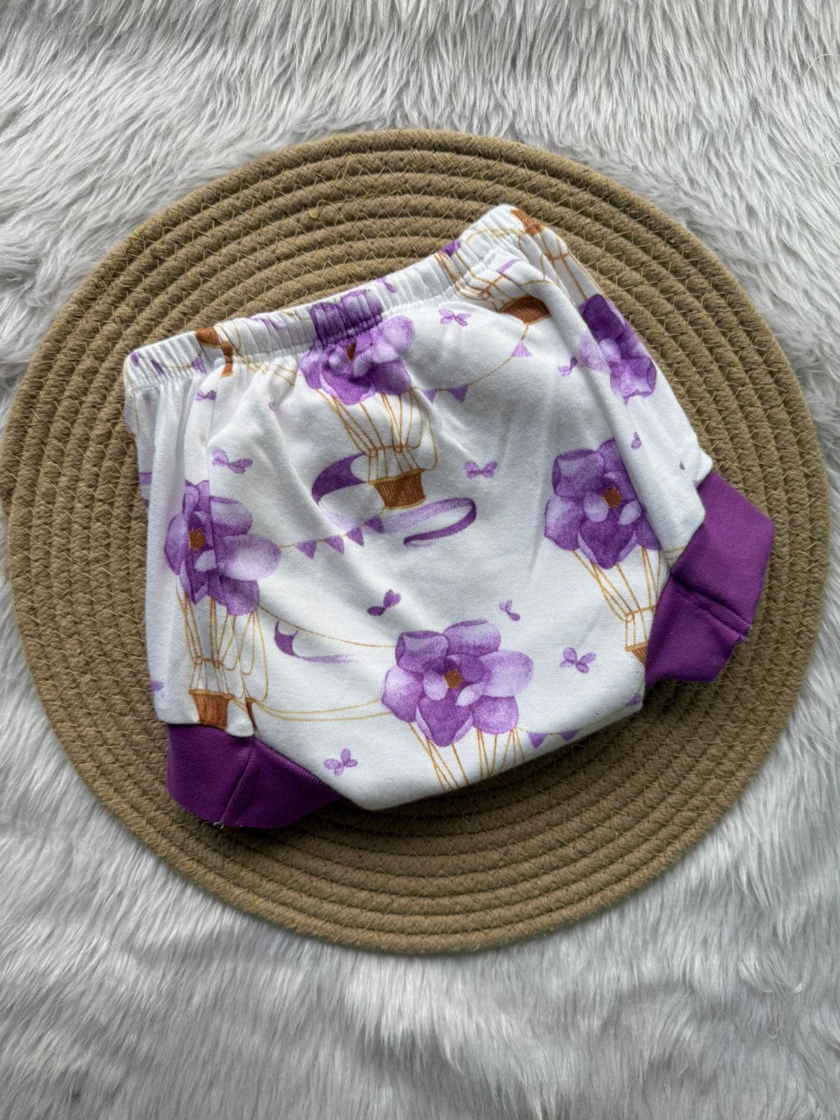 Bamboo Dry feel Under pads - Purple Flowers Tie & Dye