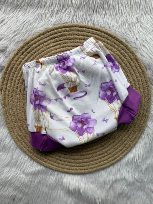 Bamboo Dry feel Under pads - Purple Flowers Tie & Dye