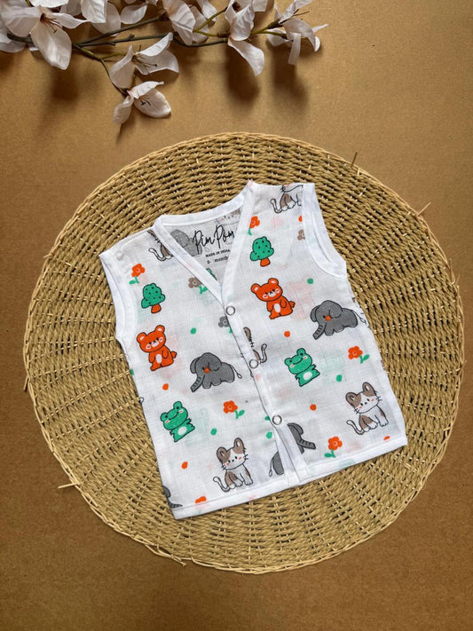 Muslin Baby Jabla -  Animals