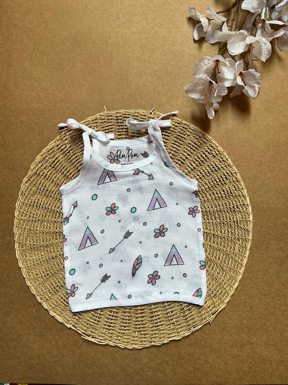 Muslin Baby  Knot Jabla - Arrow