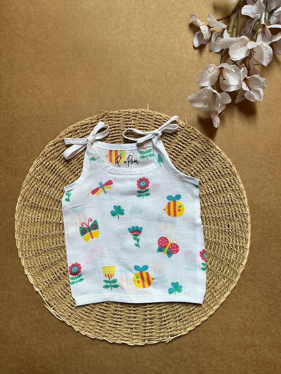 Muslin Baby  Knot Jabla - Butterfly