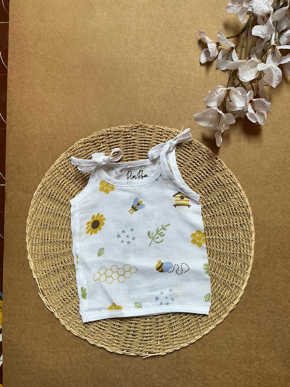 Muslin Baby  Knot Jabla - Honey Bee
