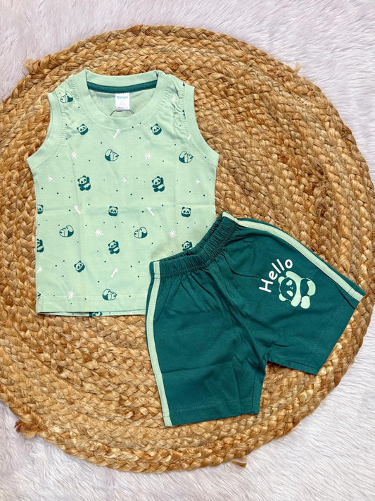Baby Sets - Green Panda
