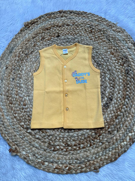 Baby Vest – Yellow