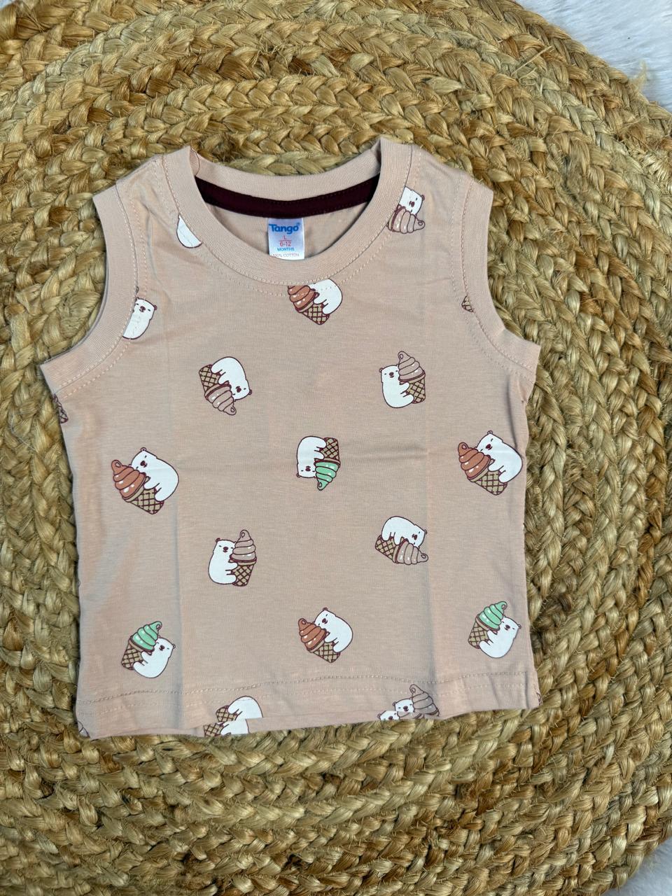 Baby Vest – Brown