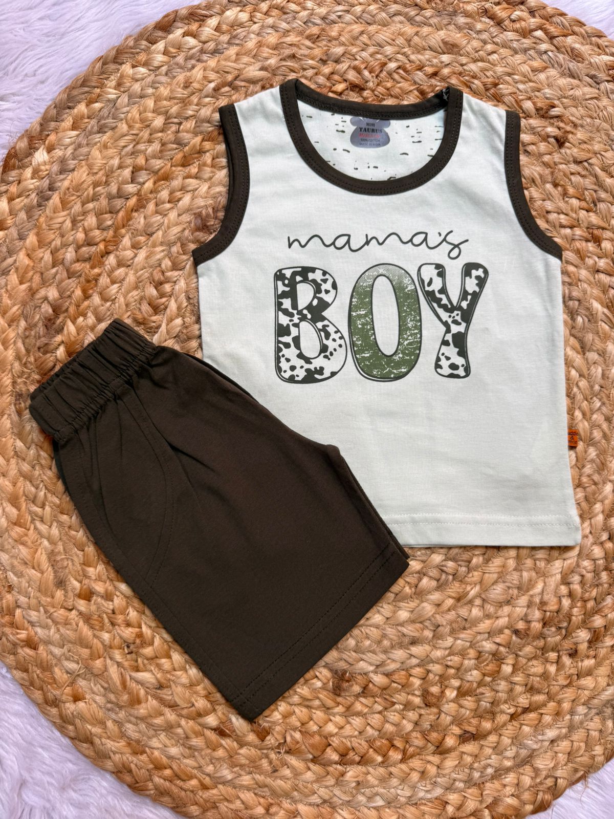 Baby Boy Sets - Mamas boy green